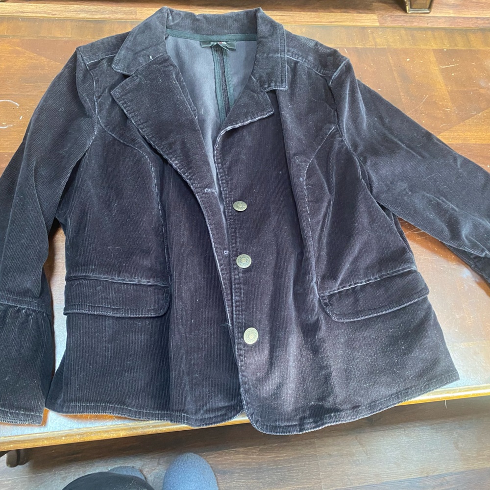 Style & Co. Black Velvet Blazer